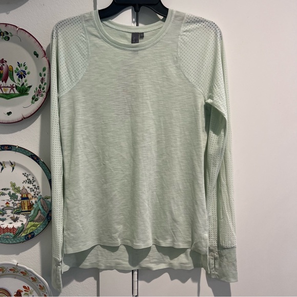 Sweaty Betty Tops - NEW Sweaty Betty Long Sleeve Running Top Seafoam